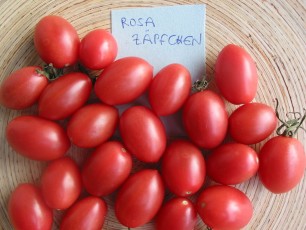 Obsttomate: Rosa Zäpfchen