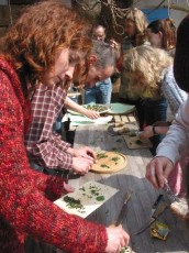 Wildkräuter schneiden